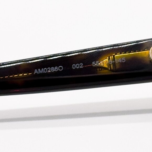 NEW ALEXANDER MCQUEEN EYEGLASSES AM0286O 002 SQUARE HAVANA WOMEN EYEWEAR - Picture 7 of 8